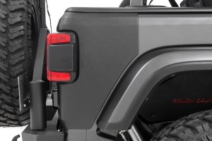 Jeep Wrangler Unlimited Trail Cladding - Rear Corners - Rough Country - '18-'25